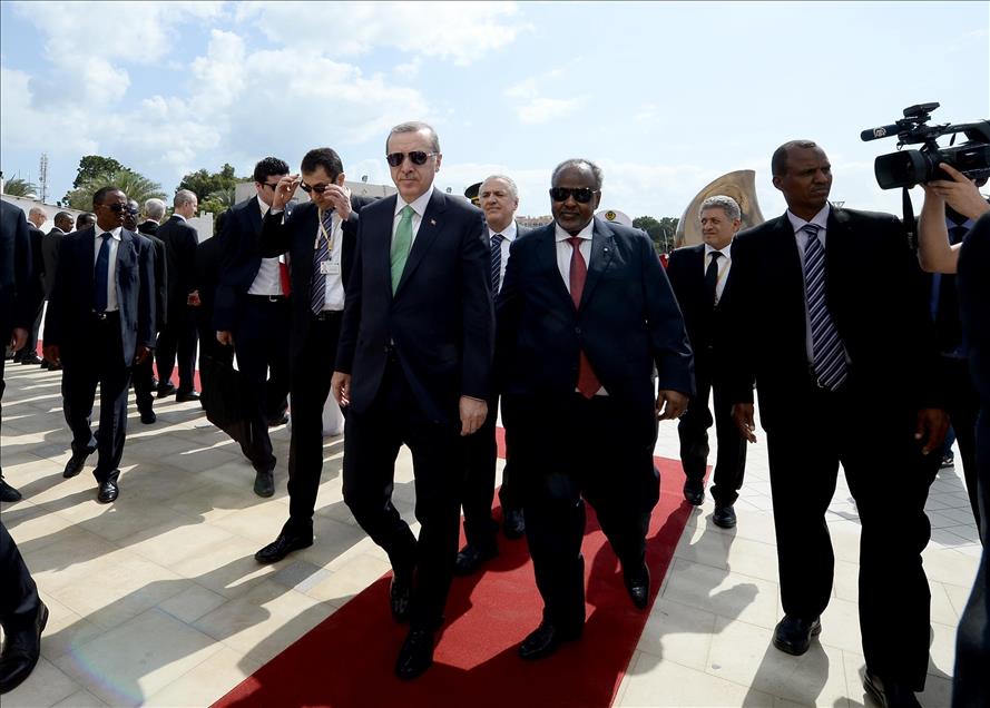Cumhurbaşkanı Erdoğan Cibuti'de