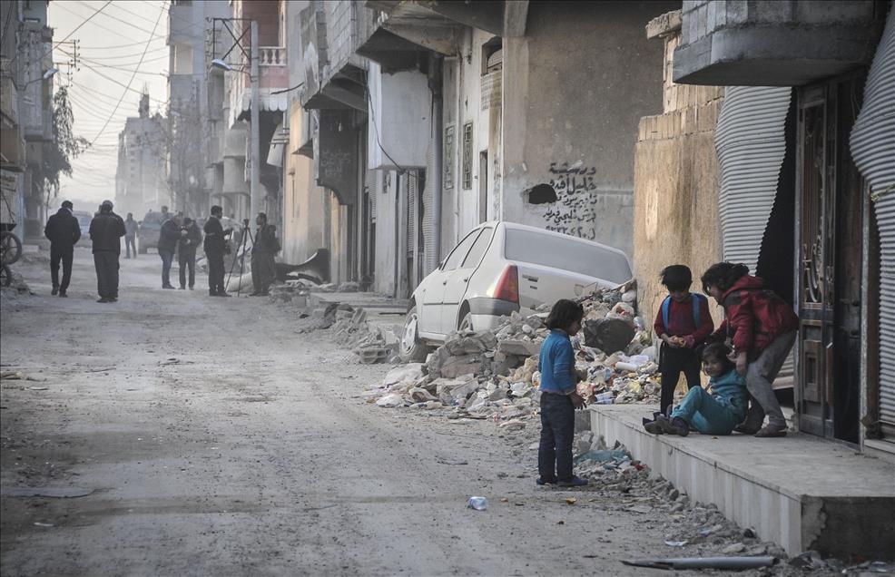 Kobani'de silah sesi yerine "izi" kaldı