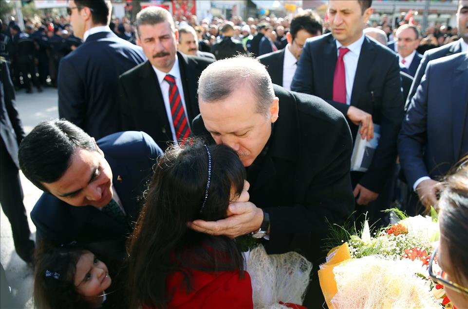 Cumhurbaşkanı Erdoğan, Kırşehir'e geldi