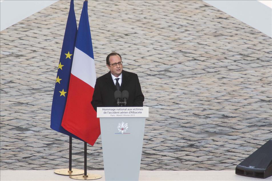 State funeral for 9 french servicemen in Paris