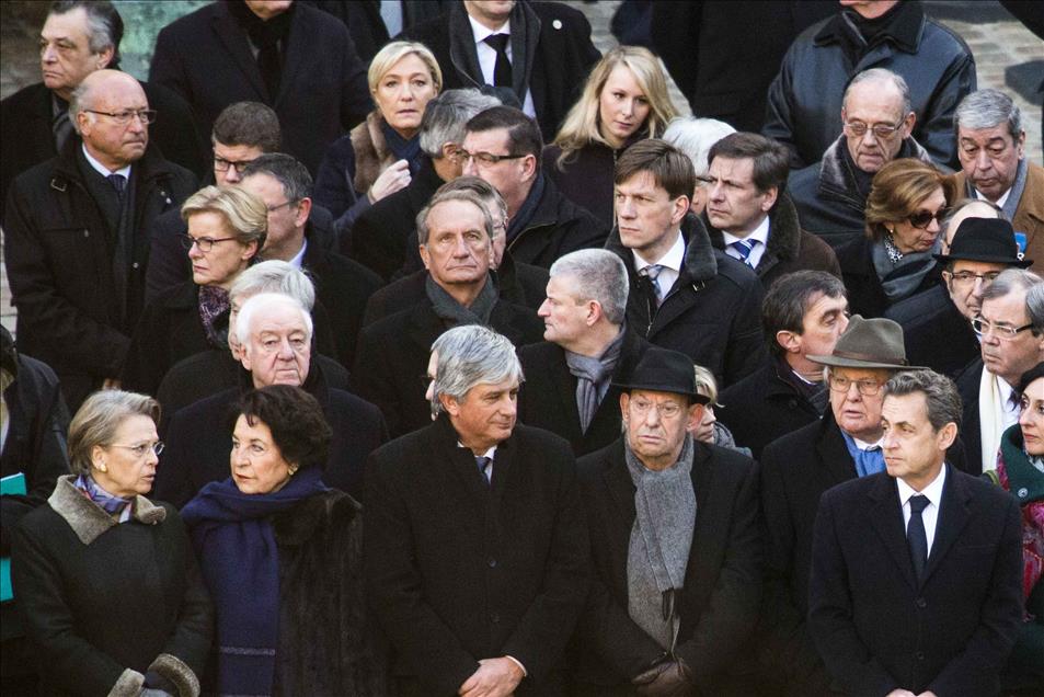 French held state funeral for 9 french servicemen in Paris Anadolu Ajansı