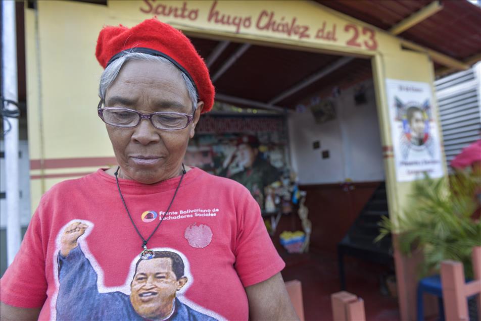 Venezuelans hold a parade on the 23rd anniversary of coup attempt in Caracas