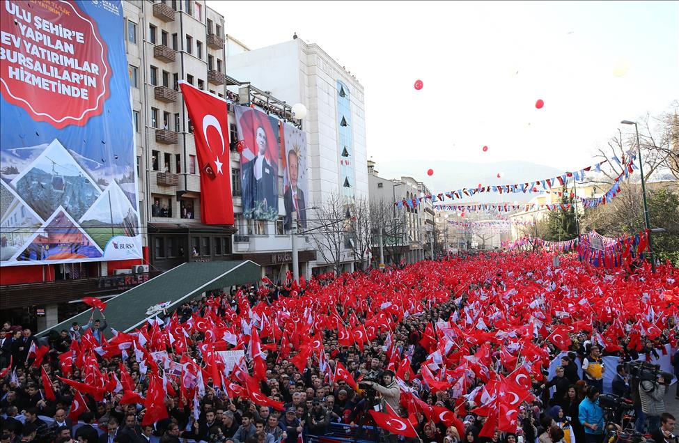 Cumhurbaşkanı Erdoğan Bursa'da
