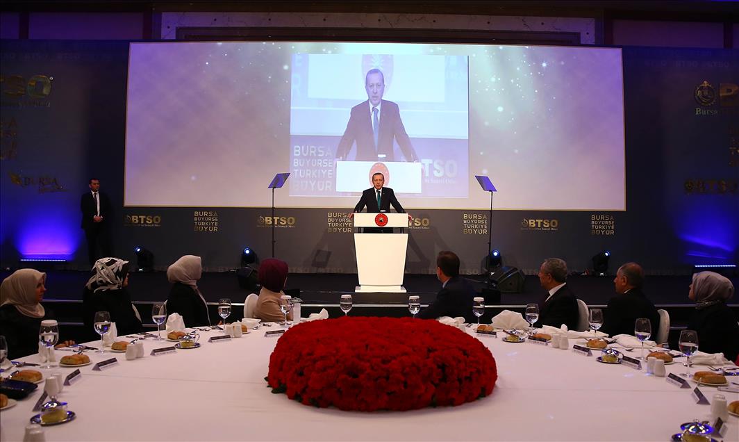 Cumhurbaşkanı Erdoğan Bursa'da