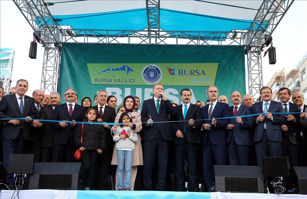 Cumhurbaşkanı Erdoğan, Bursa'da