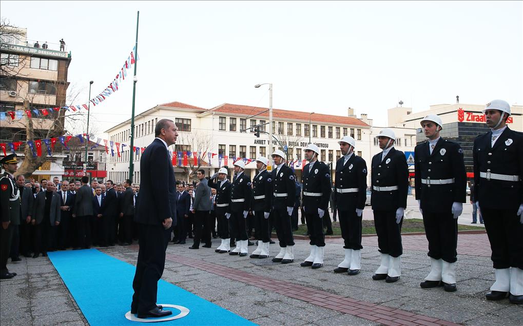 Cumhurbaşkanı Erdoğan, Bursa'da