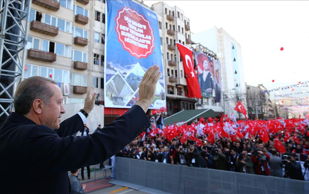 Cumhurbaşkanı Erdoğan Bursa'da