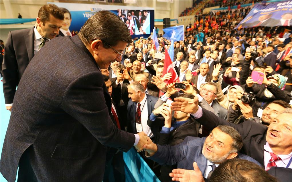AK Parti Genel Başkanı ve Başbakan Davutoğlu, Sakarya'da 