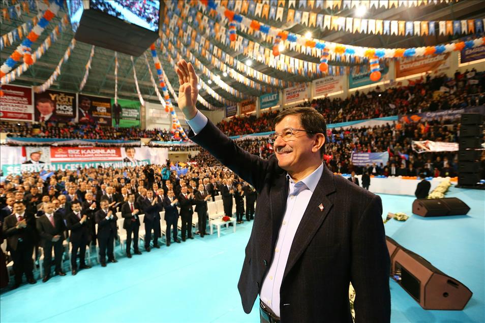 AK Parti Genel Başkanı ve Başbakan Davutoğlu, Sakarya'da 
