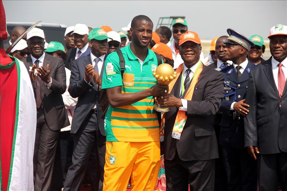 African Cup of Nations champions Ivory Coast welcomed in Abidjan