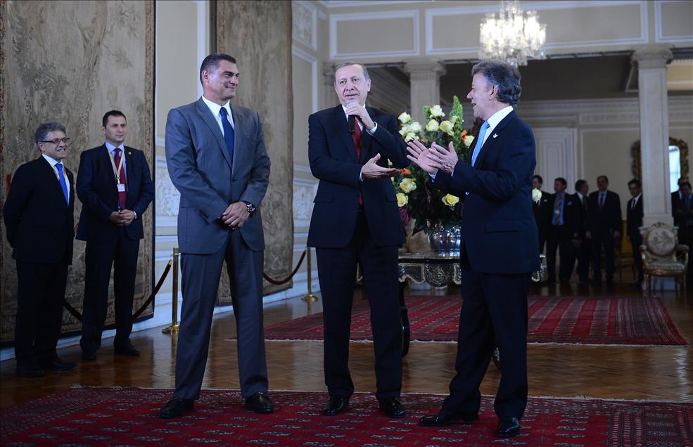 Cumhurbaşkanı Recep Tayyip Erdoğan Kolombiya’da
