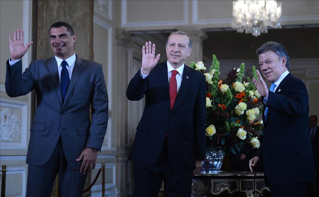 Cumhurbaşkanı Recep Tayyip Erdoğan Kolombiya’da