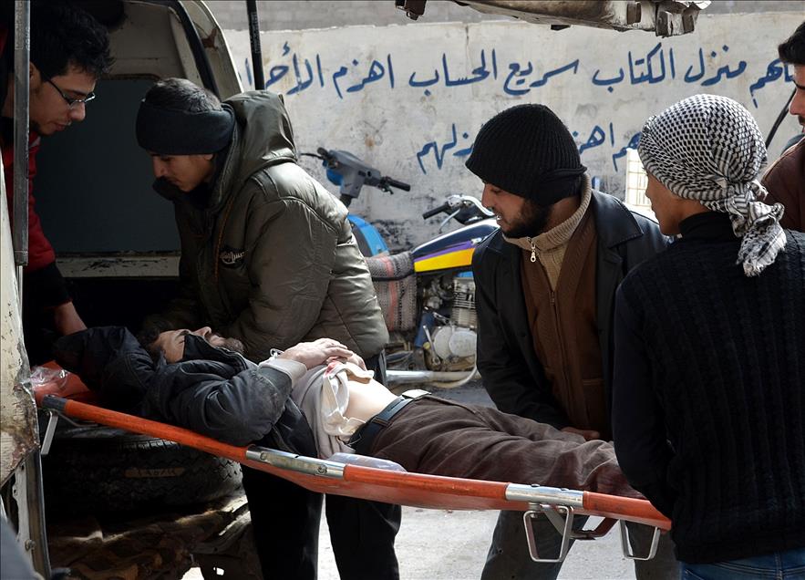 Syrian army hit the Eastern Ghouta of Damascus