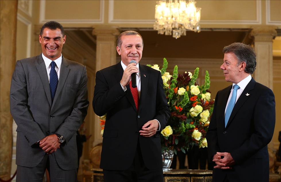 Cumhurbaşkanı Recep Tayyip Erdoğan Kolombiya’da