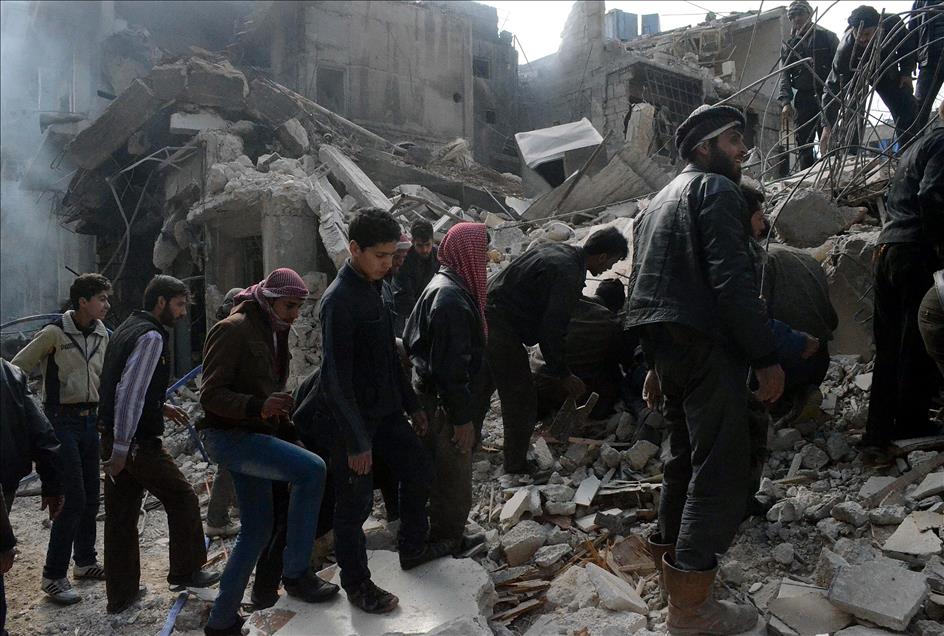 Syrian army hit the Eastern Ghouta of Damascus