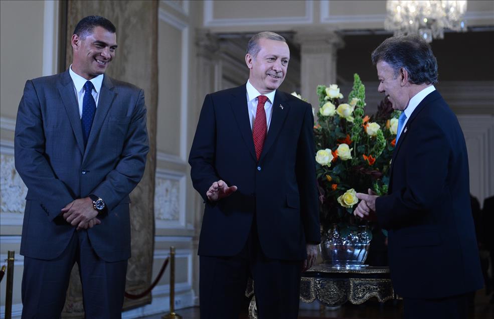 Cumhurbaşkanı Recep Tayyip Erdoğan Kolombiya’da