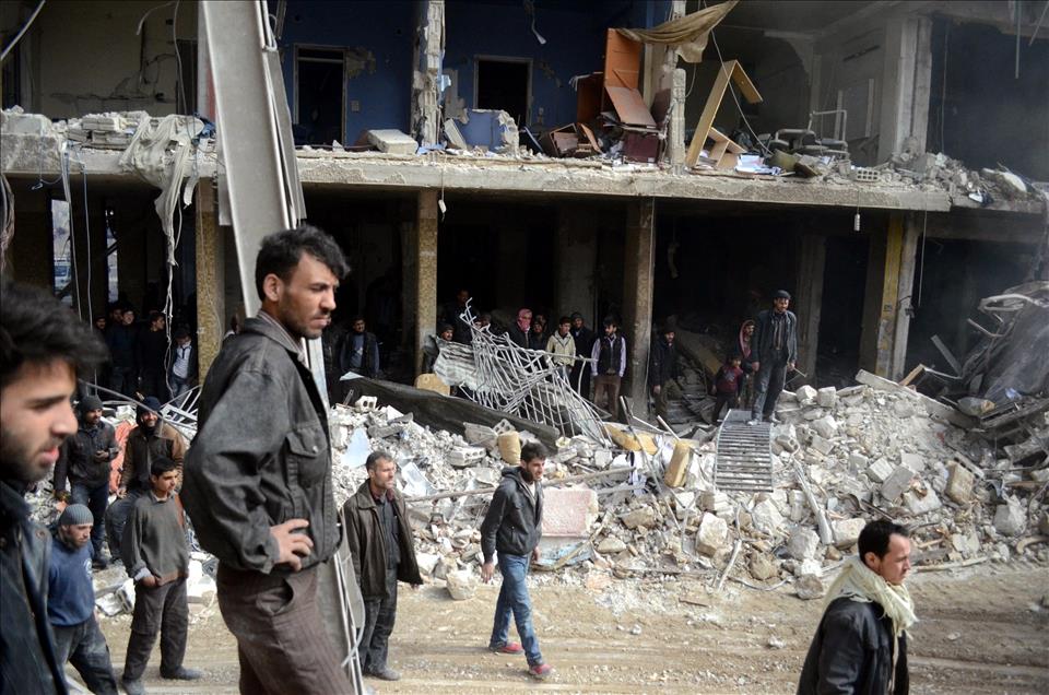 Syrian army hit the Eastern Ghouta of Damascus