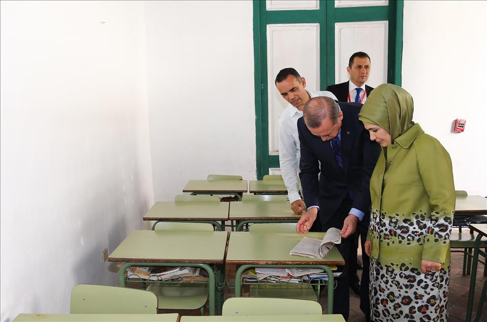 Cumhurbaşkanı Erdoğan Küba'da