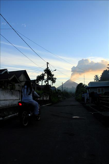 Eruption Of Mount Soputan Volcano In Indonesia