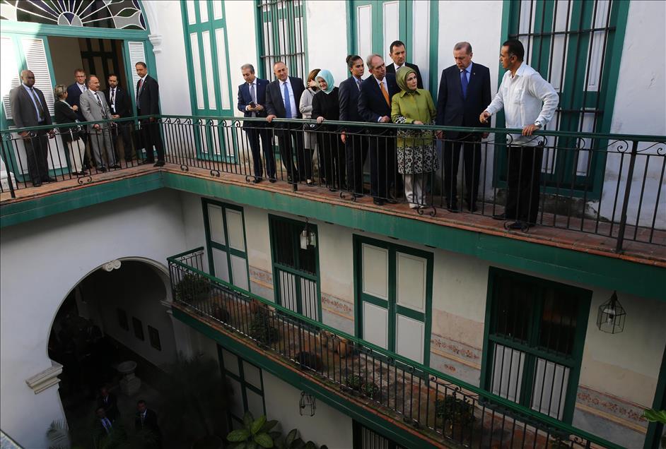 Cumhurbaşkanı Erdoğan Küba'da