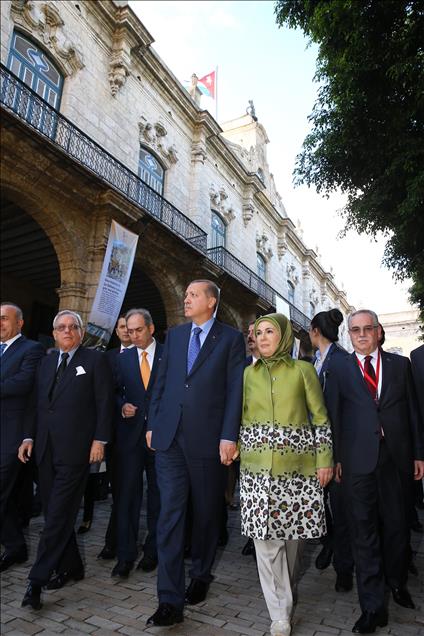 Cumhurbaşkanı Erdoğan Küba'da