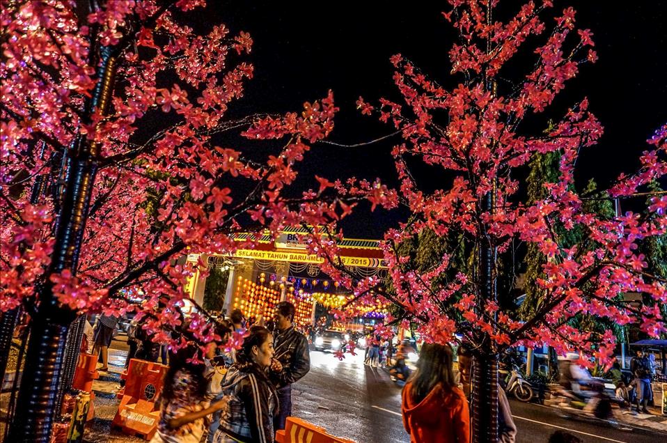 Latern Festival during Chinese Lunar New Year in Indonesia