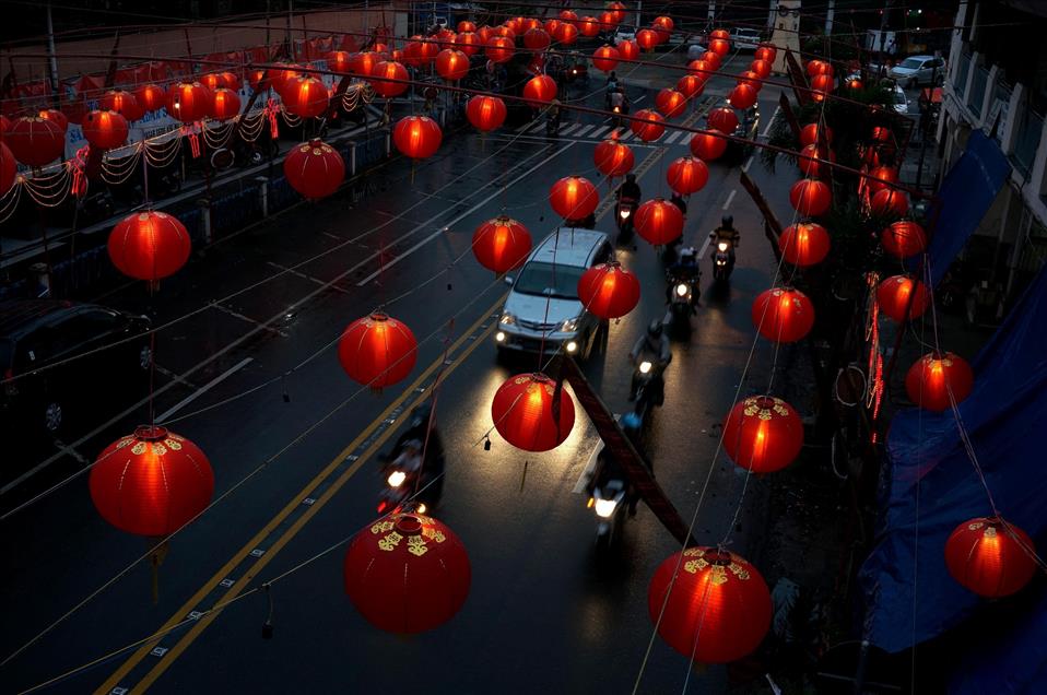 Latern Festival during Chinese Lunar New Year in Indonesia