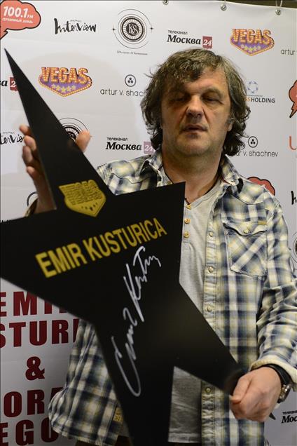 Emir Kusturica in Moscow