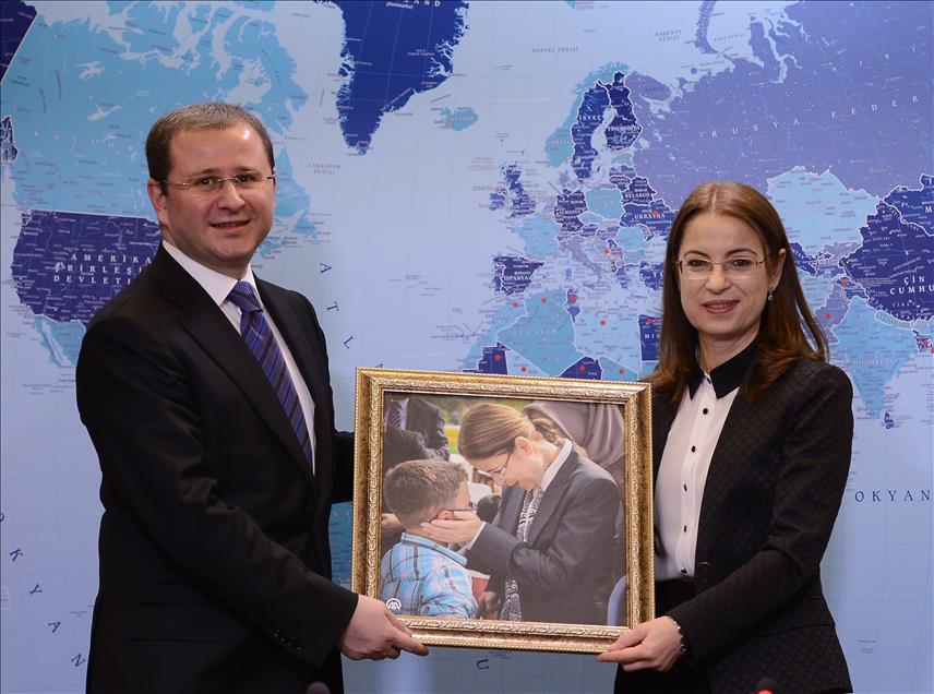 Aile ve Sosyal Politikalar Bakanı Ayşenur İslam, AA Editör Masası'nda