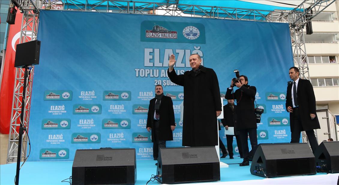 Cumhurbaşkanı Erdoğan, Elazığ'da