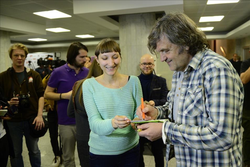 Emir Kusturica in Moscow