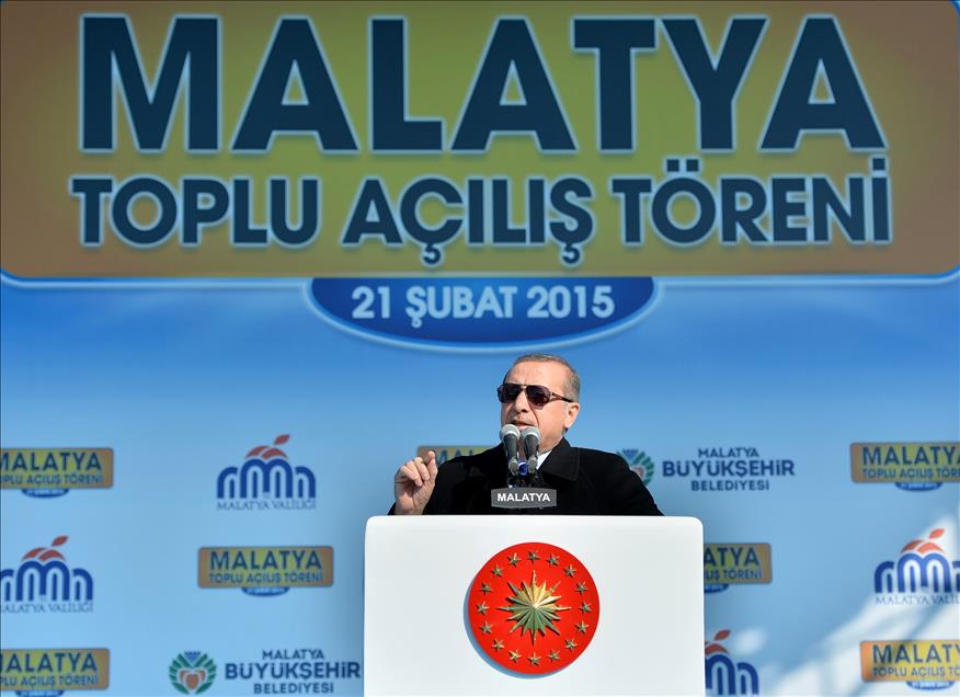 Cumhurbaşkanı Erdoğan, Malatya'da