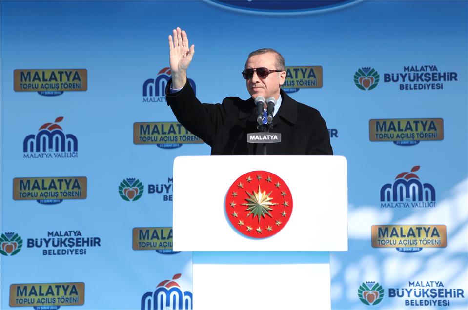 Cumhurbaşkanı Erdoğan, Malatya'da
