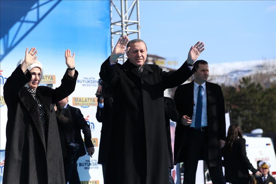Cumhurbaşkanı Erdoğan, Malatya'da