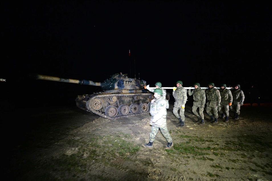 Süleyman Şah Türbesinde tahliye operasyonu