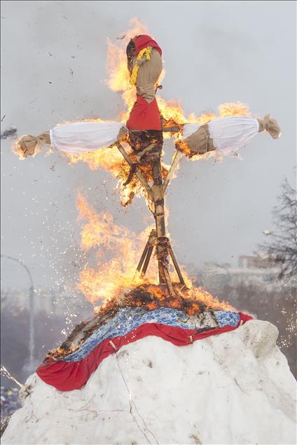 Maslenitsa celebrations in Moscow