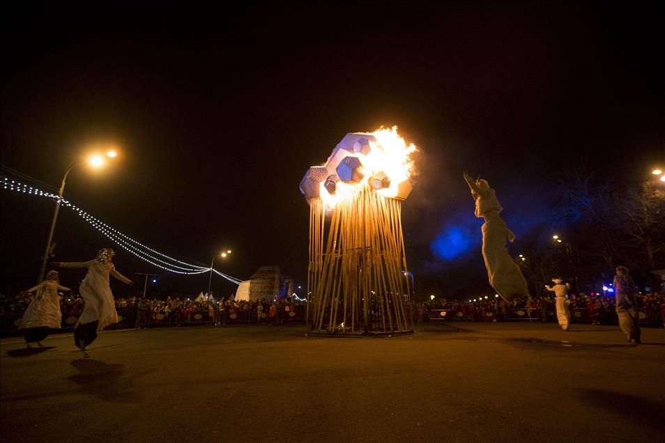 Maslenitsa celebrations in Moscow