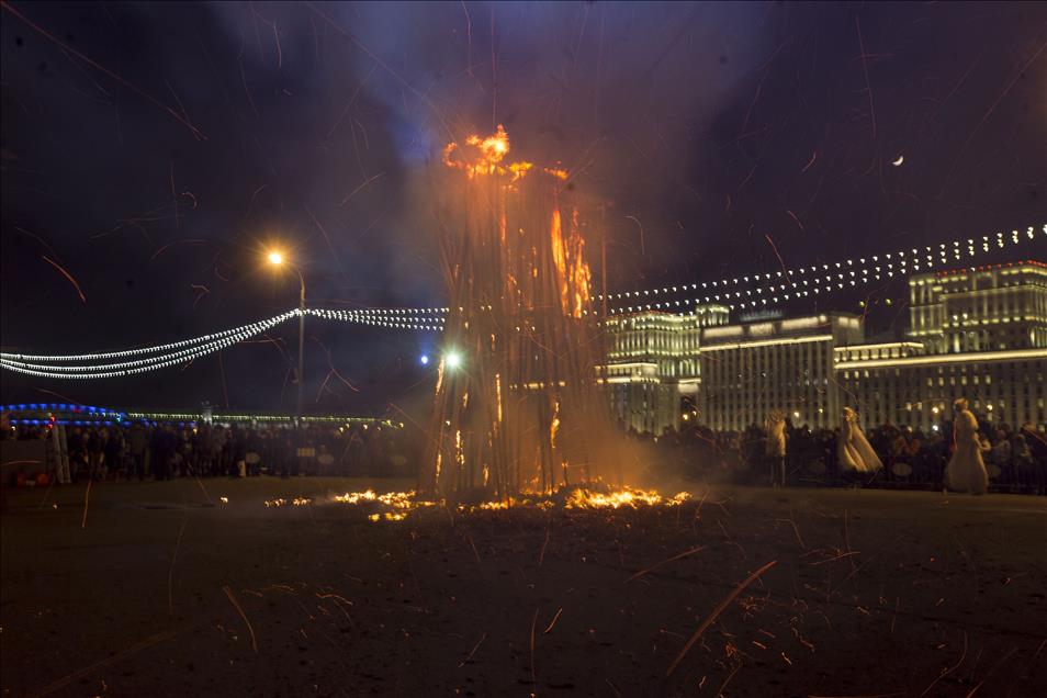 Maslenitsa celebrations in Moscow