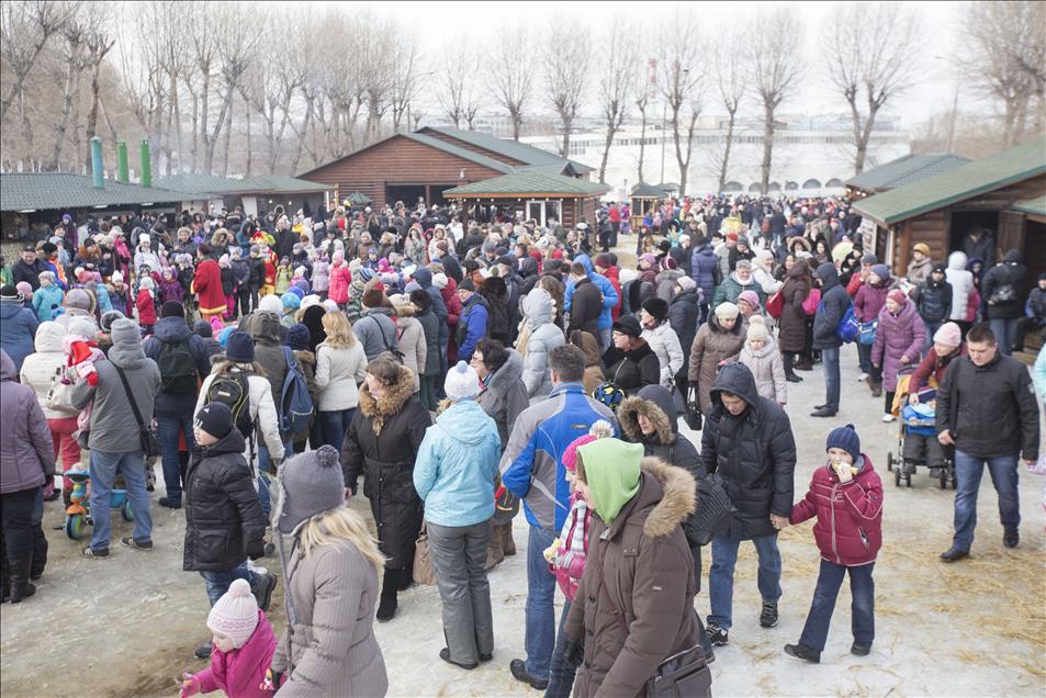 Maslenitsa celebrations in Moscow