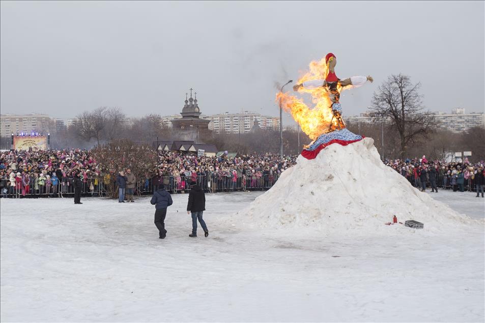 Maslenitsa celebrations in Moscow