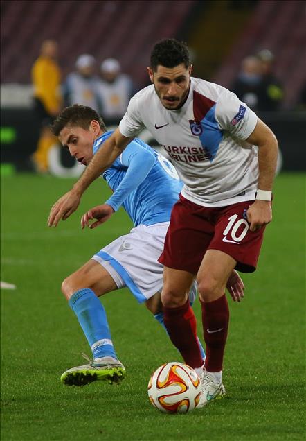 Napoli - Trabzonspor futbol maçı