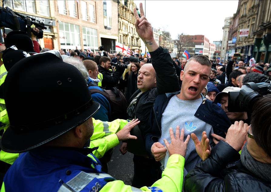 Anti-Islam rally held in United Kingdom