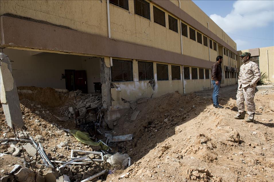 Damaged buildings in Bin Jawad, Libya as civil war continues Anadolu Ajansı