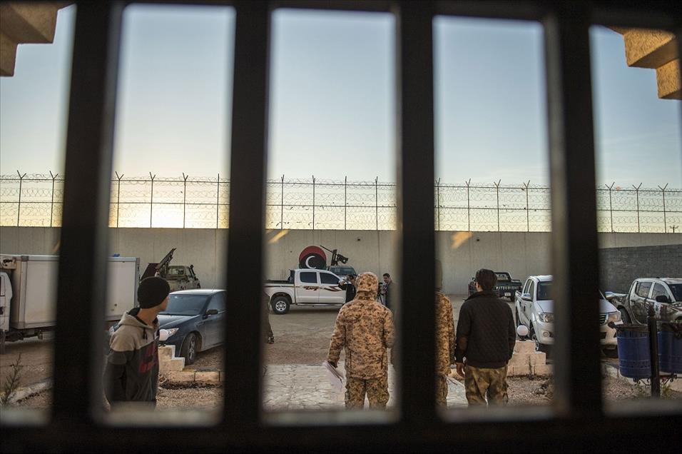 Libya’da savaş sırasında esir alınan mahkumların kaldığı hapishane