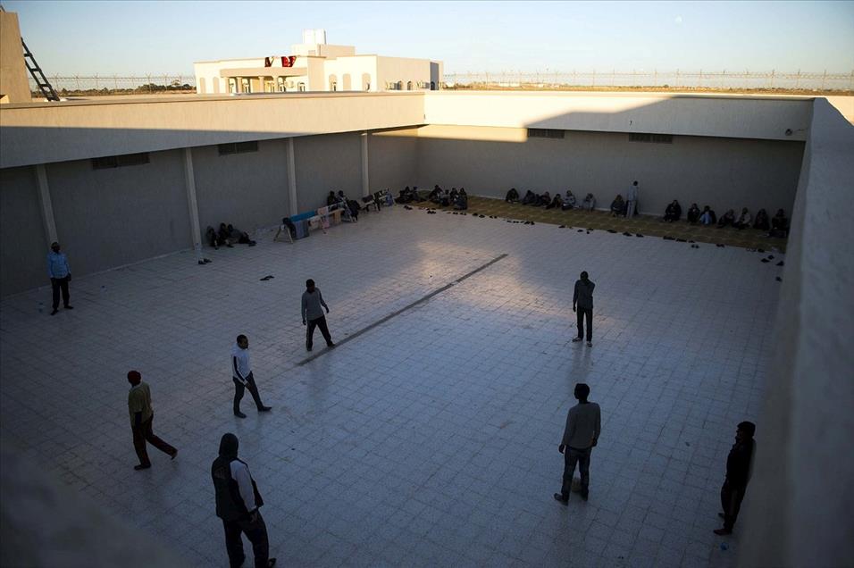 Libya’da savaş sırasında esir alınan mahkumların kaldığı hapishane