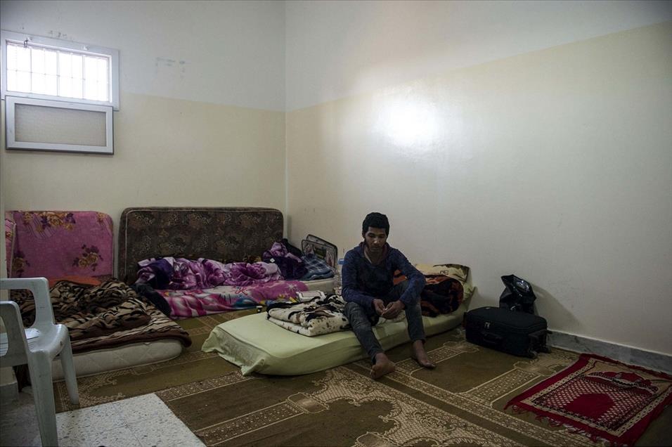 Libya’da savaş sırasında esir alınan mahkumların kaldığı hapishane