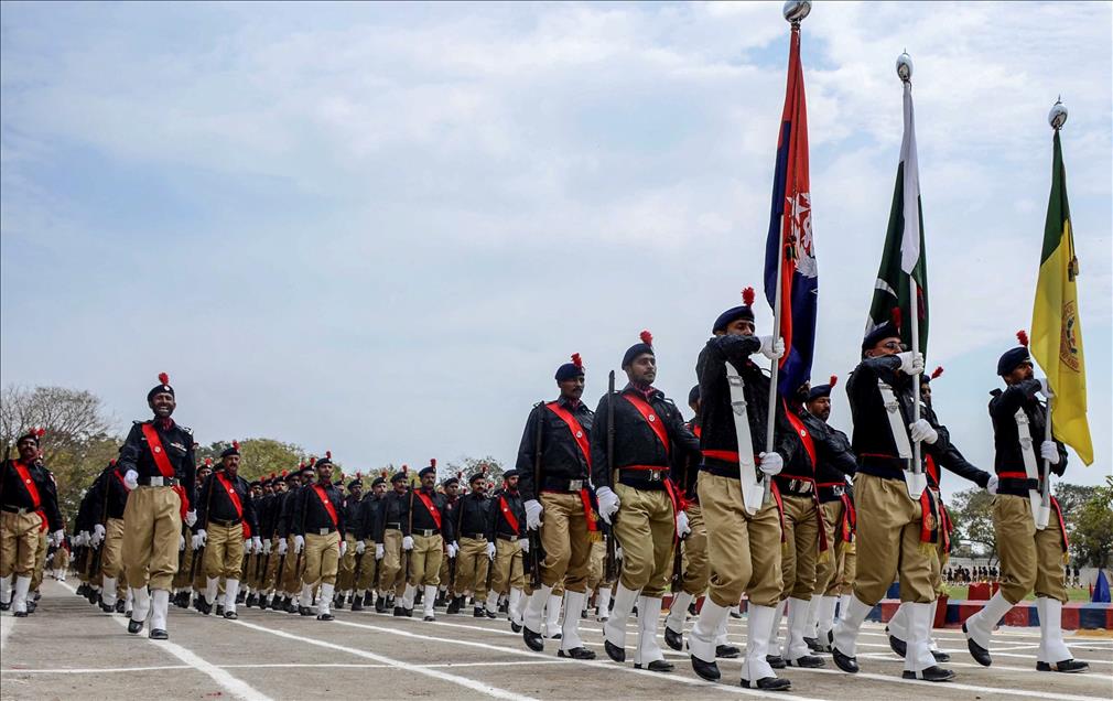 Graduation ceremony at police academy in Karachi