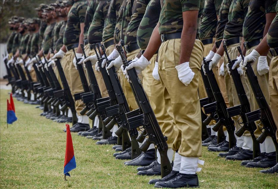 Graduation ceremony at police academy in Karachi