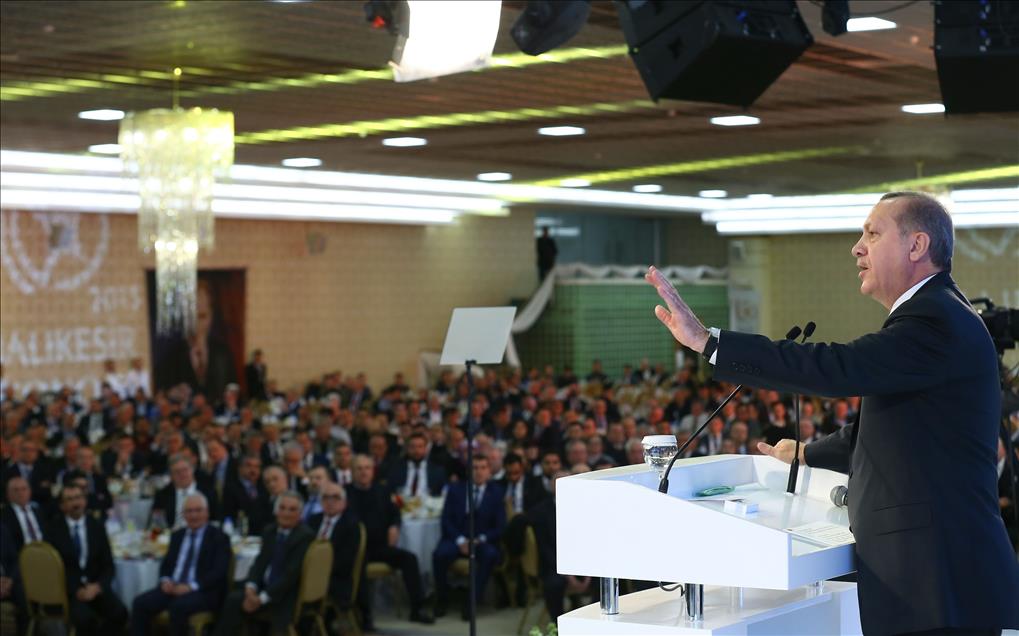 Cumhurbaşkanı Erdoğan, Balıkesir'de