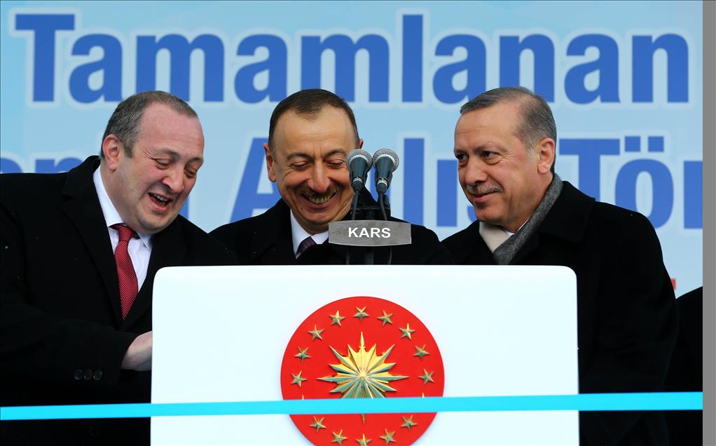 Recep Tayyip Erdoğan - İlham Aliyev - Giorgi Margvelaşvili